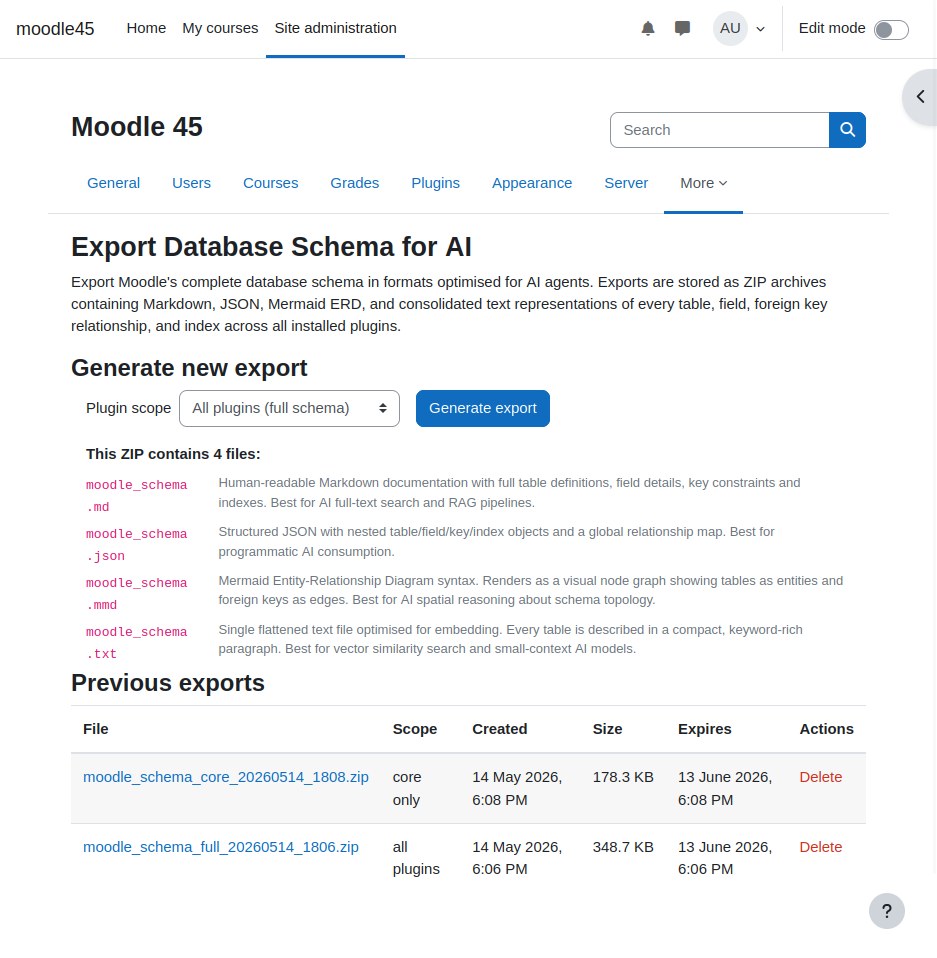 AI Schema Export